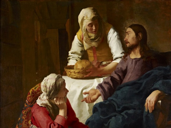 Cristo en casa de Marta y María